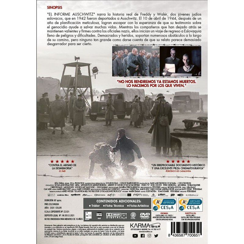 El Informe Auschwitz [dvd] image number null