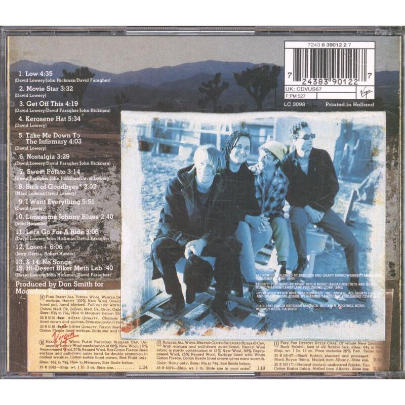 &Aacute;lbum CD Kerosene Hat - Virgin Records - Nuevo image number null