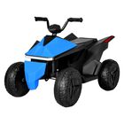 Cuatrimoto Cyber El&eacute;ctrica Montable Ni&ntilde;os 12v 8 Km/h Azul Little Monkey