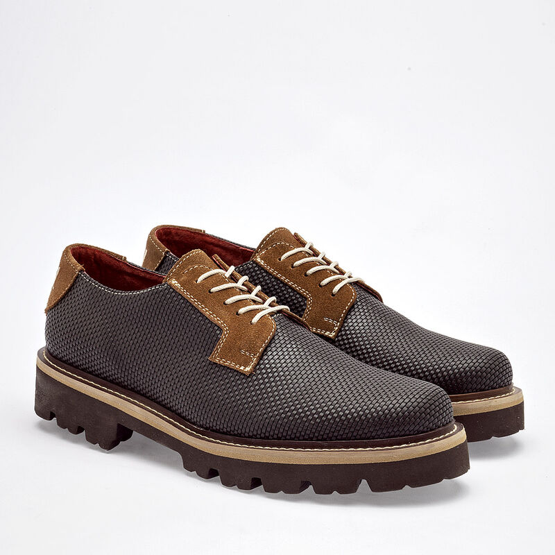 Zull Zapato casual para hombre caf&eacute; image number null