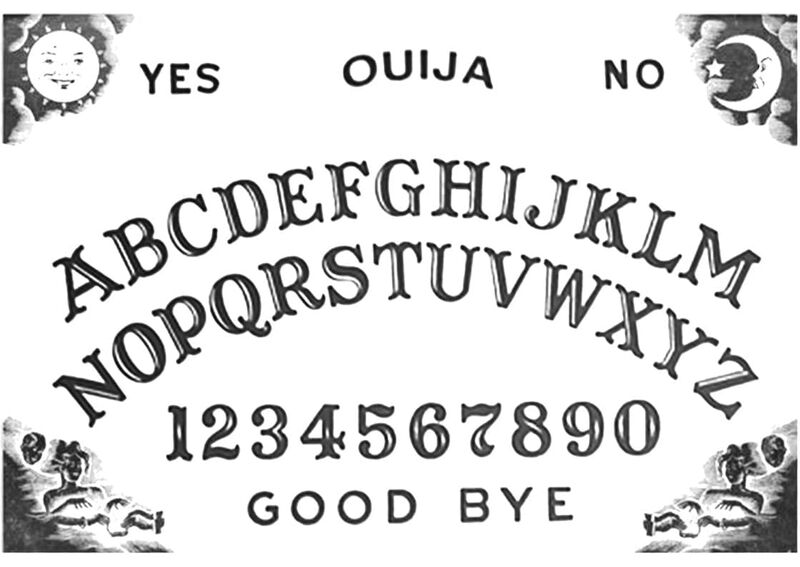 Tatuaje Temporal Inkwear Tablero Ouija Hallowee... image number null