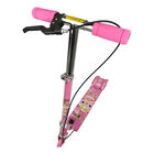 Patin Del Diablo Rosa Scooter Tres Llantas Con Luz Y Freno