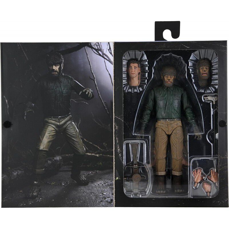 Figura Hombre Lobo Blanco y Negro Universal Mon... image number null