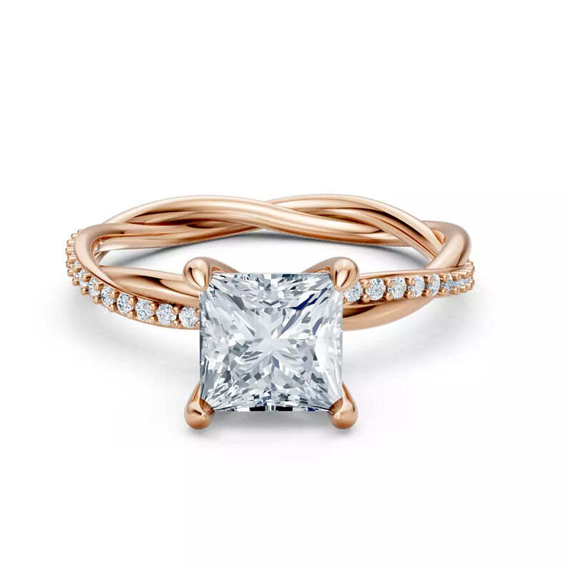 Anillo De Compromiso - Pav&eacute; - Amore595-pr-cz image number null