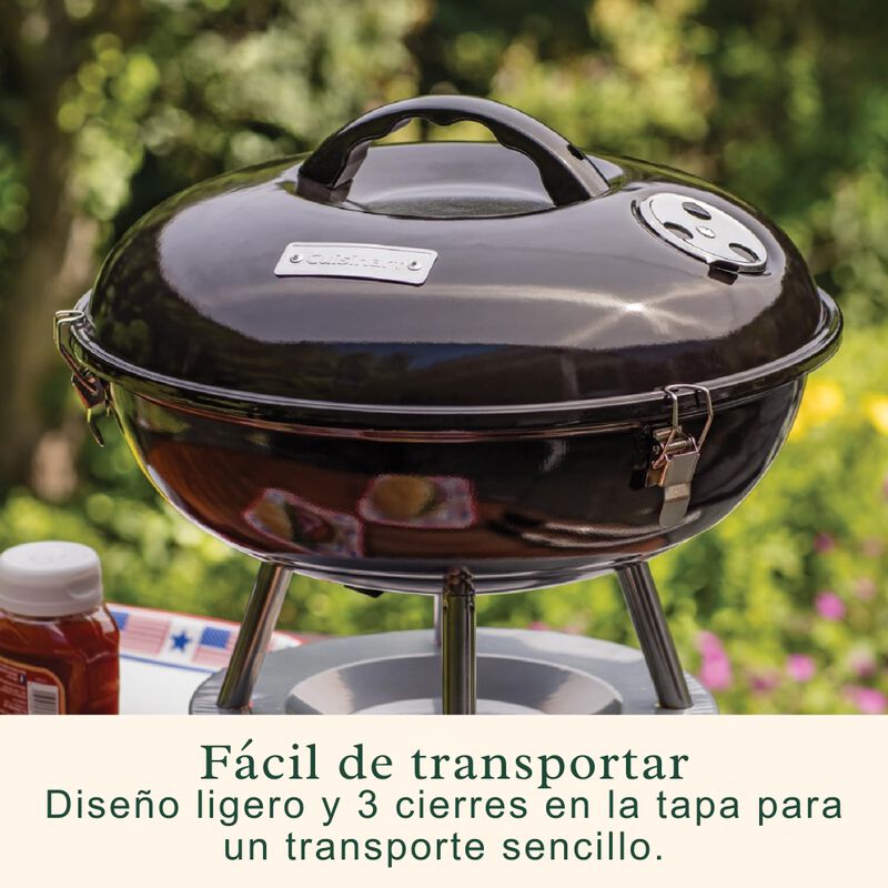 Asador Cuisinart Parrilla De Carb&oacute;n Port&aacute;til Pa... image number null