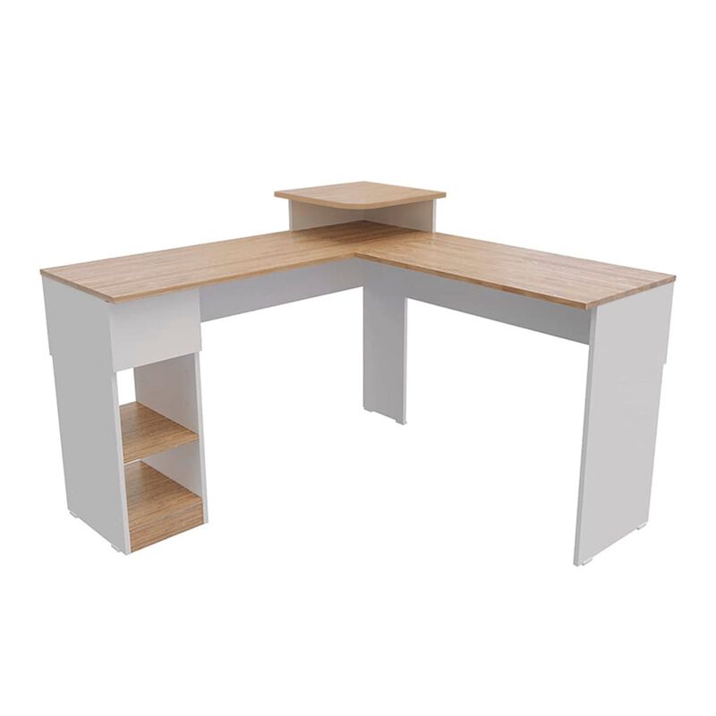 Escritorio en L Kansas, Dise&ntilde;o Esquinero, Orden... image number null