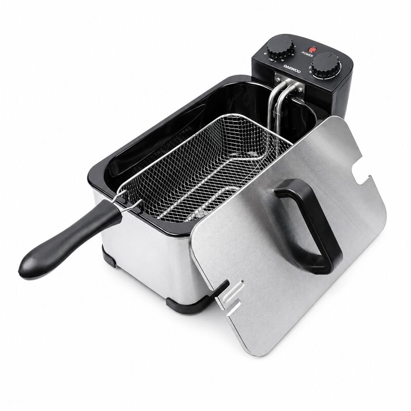 Freidora Aceite 3 L Timer 60 Min Acero Inox Gri... image number null