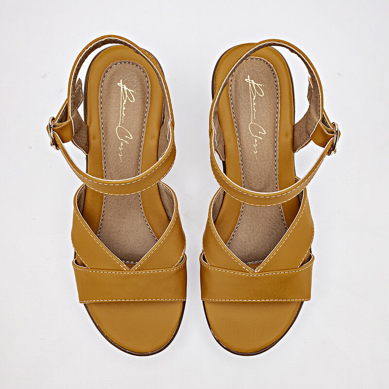 Been Class sandalia plataforma para mujer amari... image number null