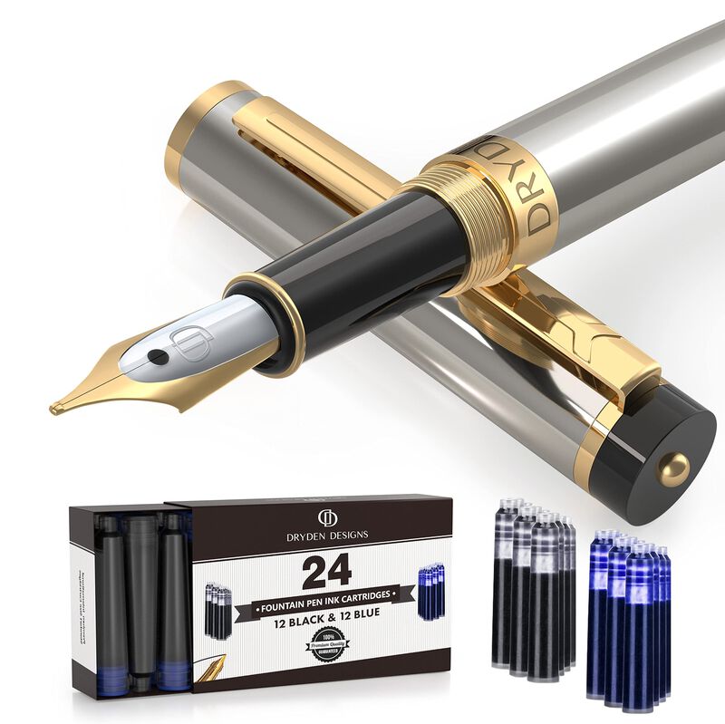 Pluma Estilogr&aacute;fica Dryden Designs De Punta Med... image number null