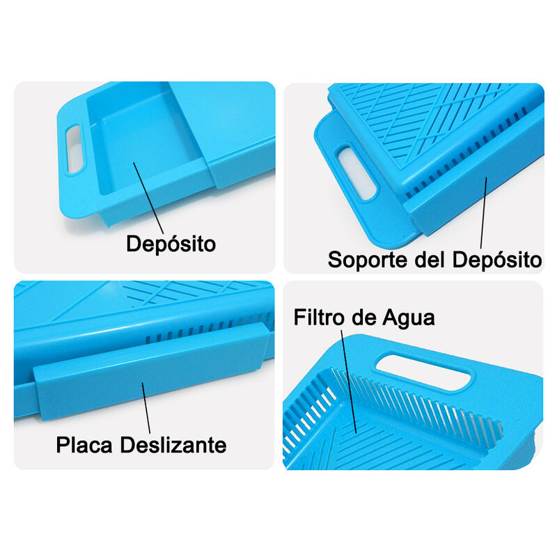 Tabla Para Cortar Chopping Board Azul image number null