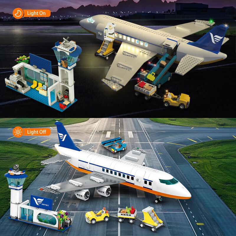 Set De Construcci&oacute;n Hogokids City Passenger Air... image number null