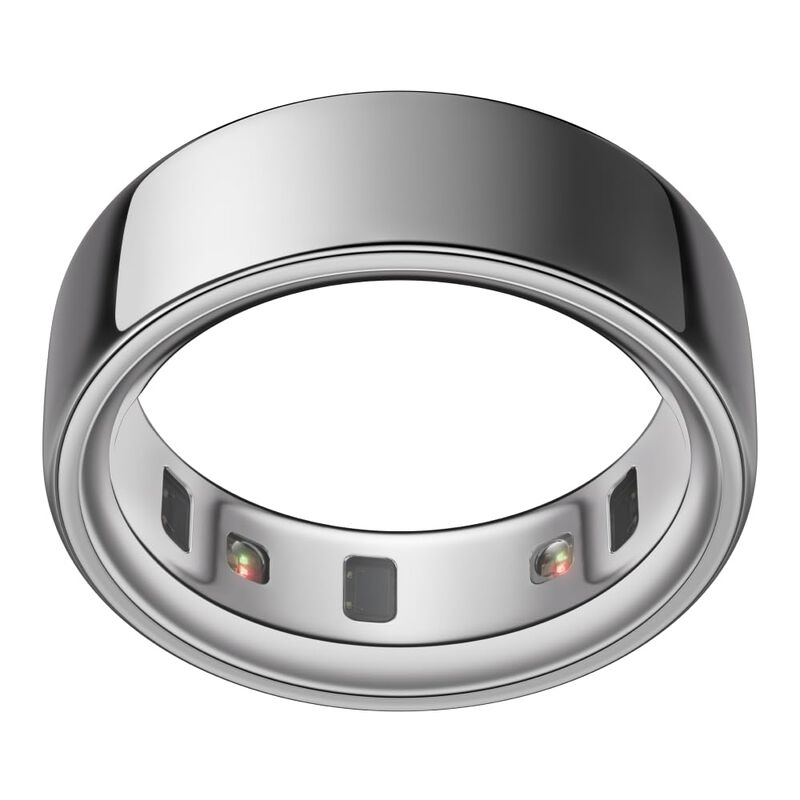 Smart Ring Oura Ring 4, Plateado, Tama&ntilde;o 7, Med... image number null