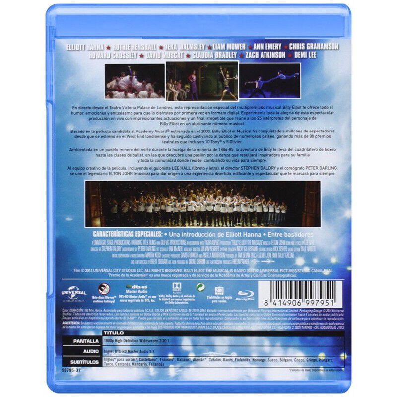 Billy Elliot (el Musical) (blu-ray) image number null
