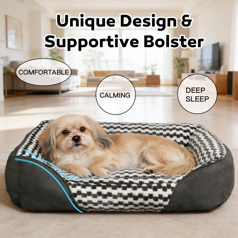 Cama Para Perro Petmarket Rectangular M Con Cua... image number null