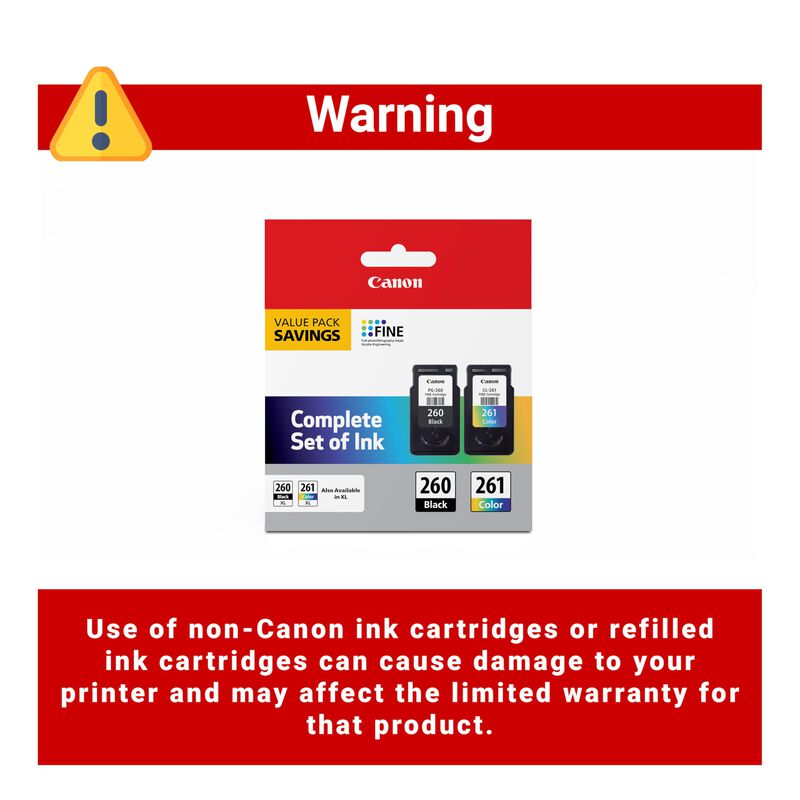 Cartucho De Tinta Canon Pg260/cli-261 Genuine V... image number null