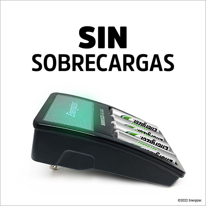 Cargador De Pilas Energizer Maxi 2 Aa+ 4 Pilas ... image number null