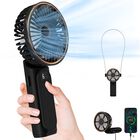 Ventilador De Mano Tunise, Port&aacute;til, Recargable, 4000 Mah, 6 Velocidades