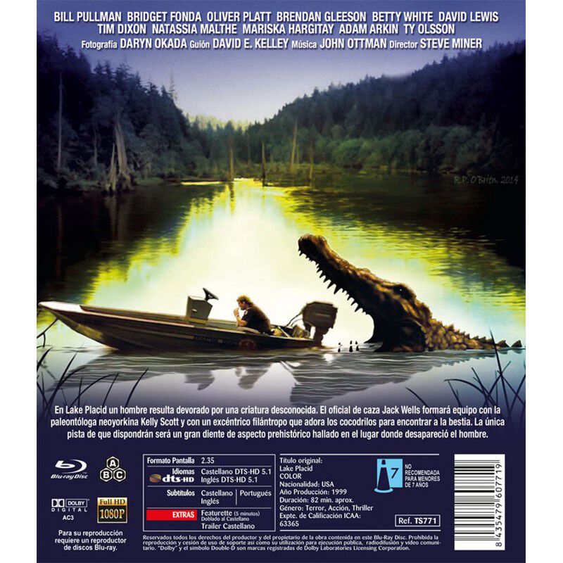 Mand&iacute;bulas [blu-ray] (1999) Lake Placid image number null