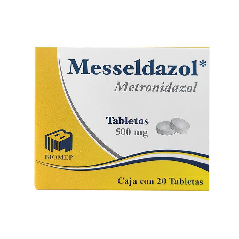 Messeldazol 500 Mg 20 Tabletas image number null
