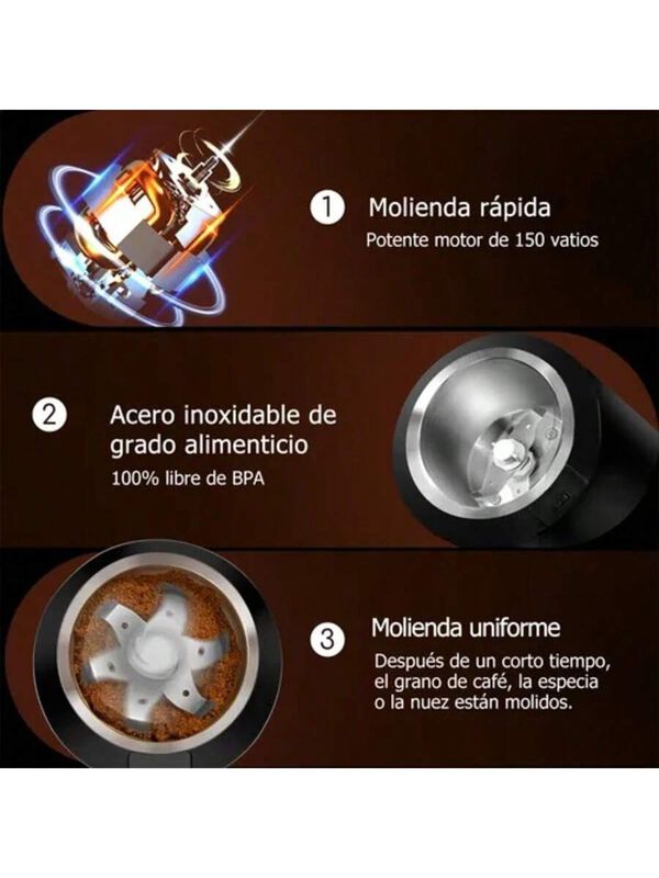 Aigostar Molinillo Electrico Para Granos De Caf... image number null