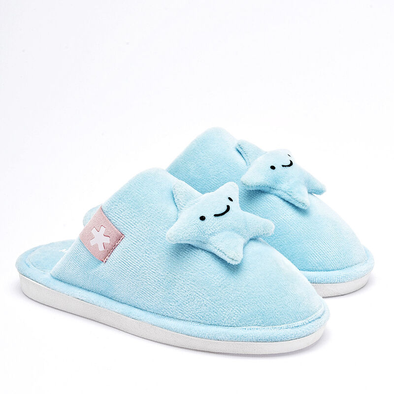 Moramora Pantufla Azul Para Ni&ntilde;a image number null