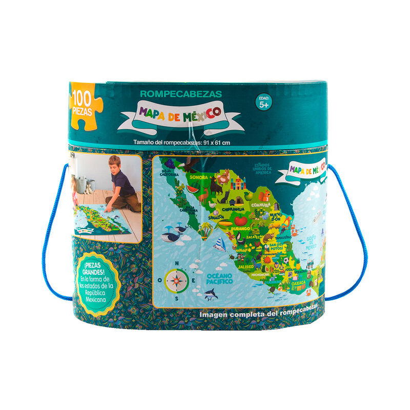 Rompecabezas Gigante para Ni&ntilde;os del Mapa de M&eacute;x... image number null