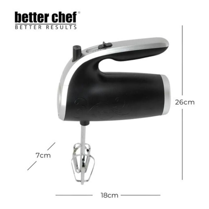 Batidora De Mano Better Chef Negra 5 Velocidade... image number null