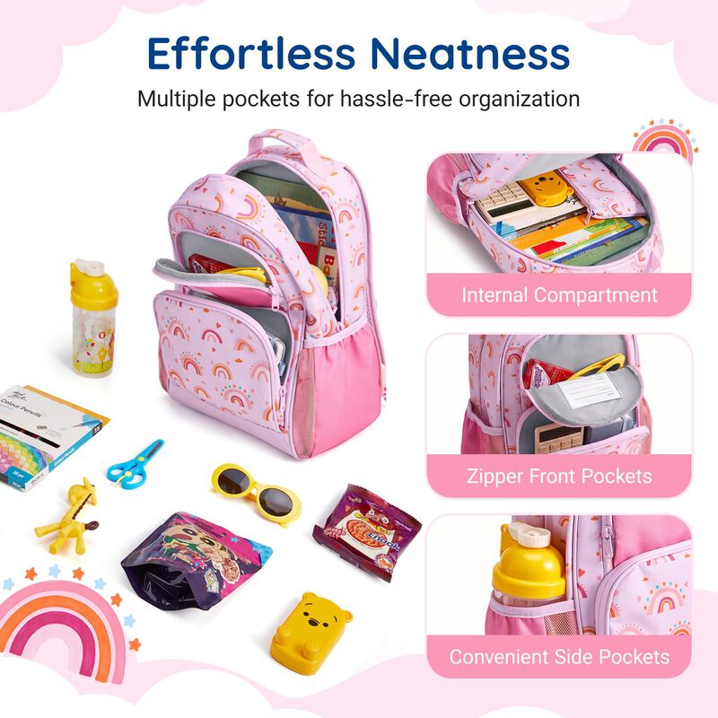Mochila Mommore 40 cm 3‑en‑1 Set Escolar 4‑8 a&ntilde;... image number null