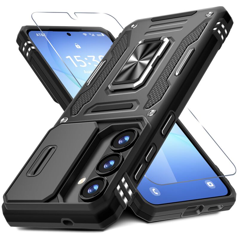 Funda para tel&eacute;fono Deerlamn Galaxy S26 negra c... image number null