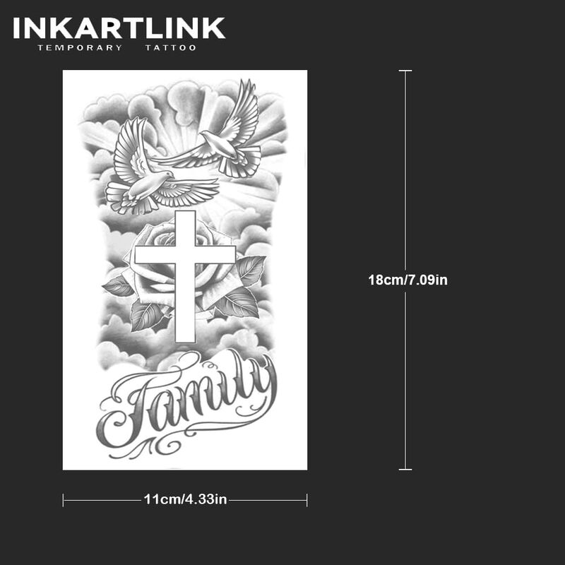 Tatuajes Temporales Inkartlink &ndash; 2 Hojas, Semi ... image number null