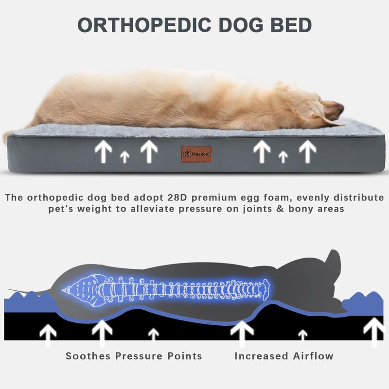 Cama Ortop&eacute;dica Impermeable Para Perros Mihikk ... image number null