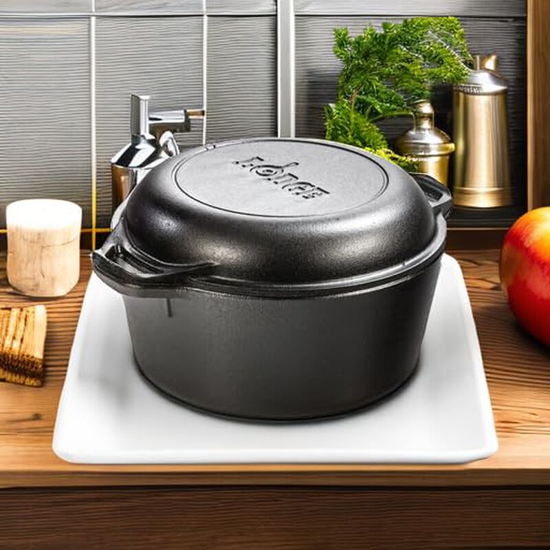 Hierro Fundido Presazonado Dutch Oven Lodge De ... image number null