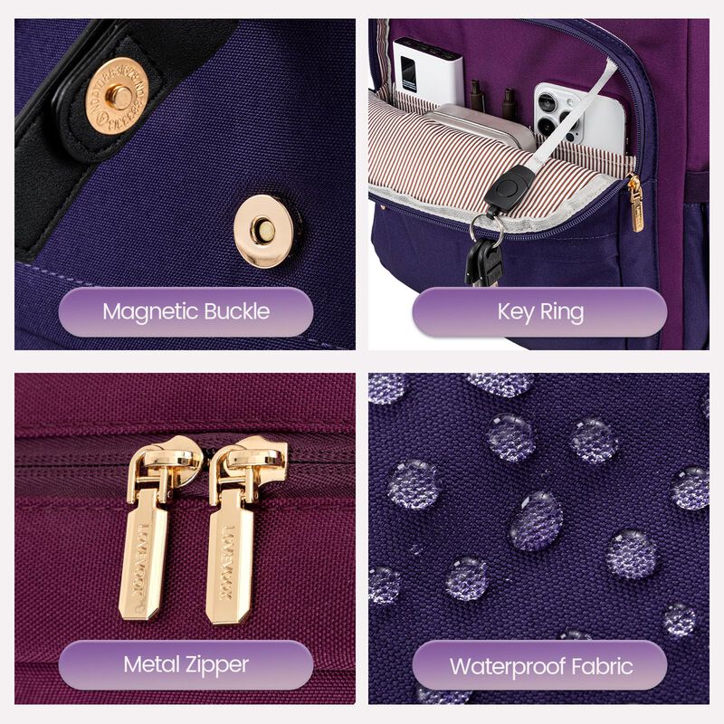 Mochila Lovevook para Laptop de 15.6 pulgadas c... image number null