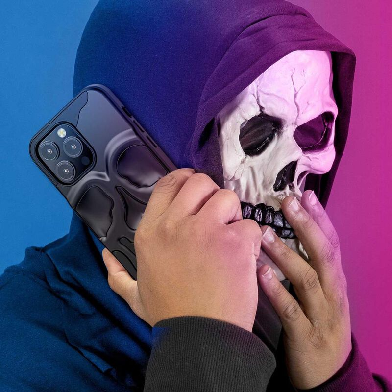 Funda MYBAT Skullcap para iPhone 14 PRO Negra image number null