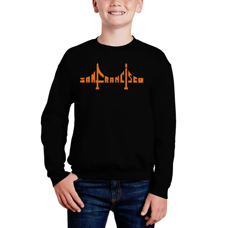 Sudadera De Cuello Redondo Word Art Para Ni&ntilde;o -... image number null
