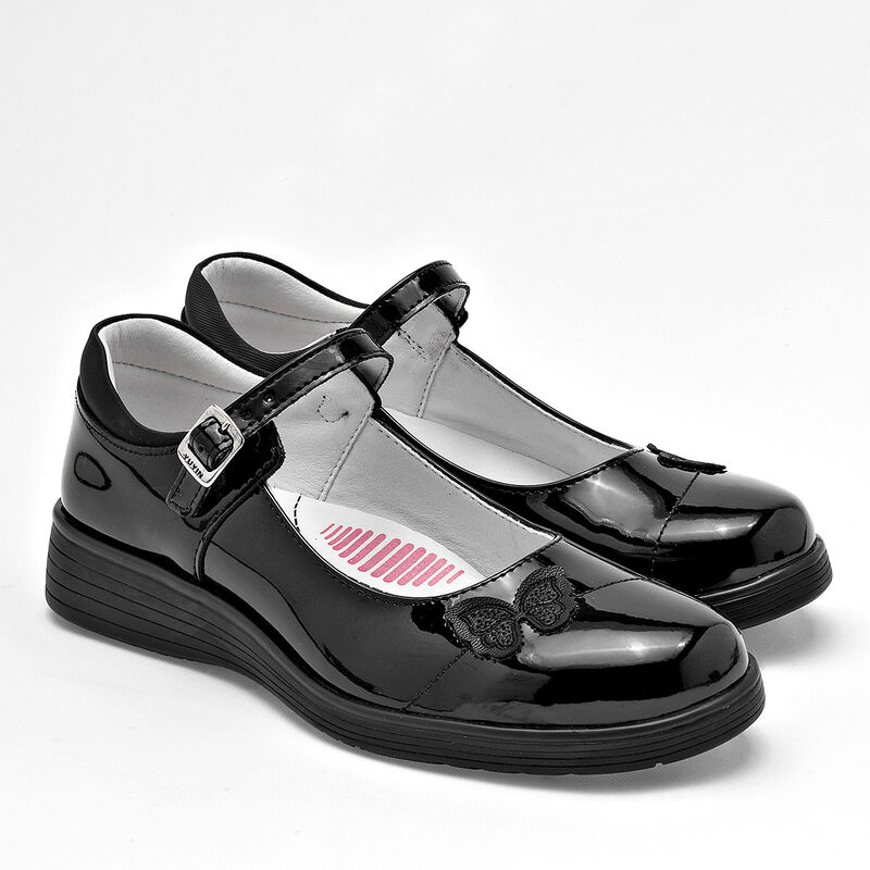 Yuyin Zapatos para mujer negro charol image number null