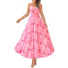 Vestido Maxi Floral BTFBM con Tirantes Finos
