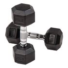 Par de Mancuernas Hexagonal de 25 Lbs Bluelander