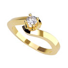 Anillo de Compromiso en Oro de 10K con Circonia - Amore Mio!