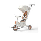 Triciclo 4 En 1 plegable Carriola Triciclo Bicicleta de Balance Dorado