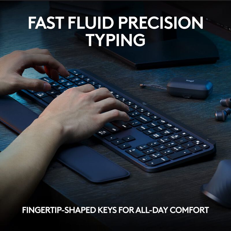 Teclado Inal&aacute;mbrico Logitech Mx Keys S Low Prof... image number null