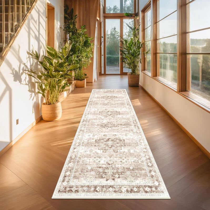 Alfombra Corredor Hazo Haus 183 cm Beige Lavabl... image number null