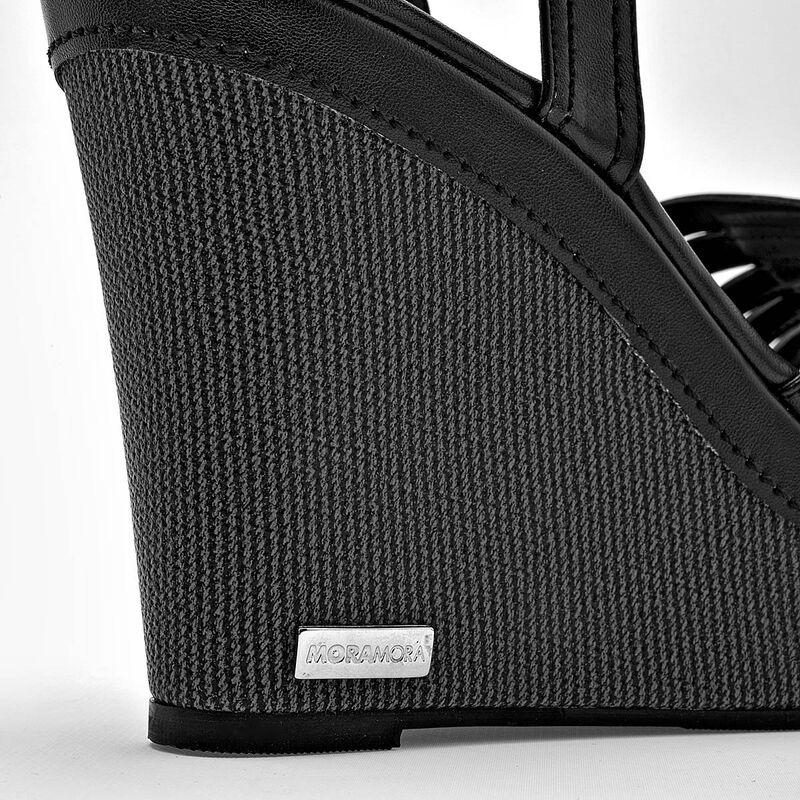 Moramora Sandalia Para Mujer Negro Cod 132553-e image number null