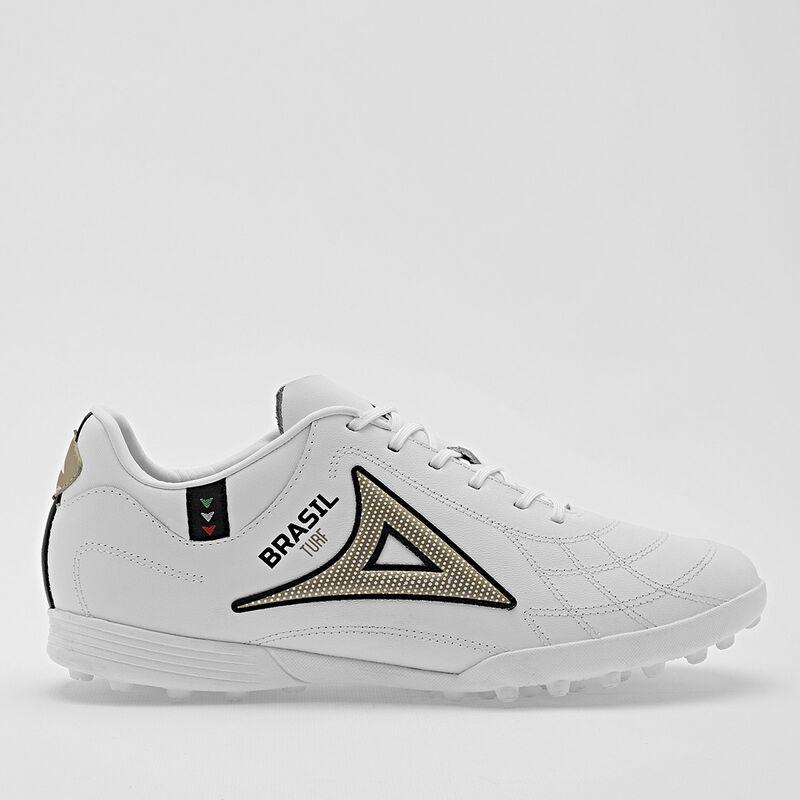 Pirma Tenis De F&uacute;tbol Para Hombre Blanco Dorado... image number null
