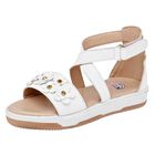 Ensueño Sandalia para niña blanco