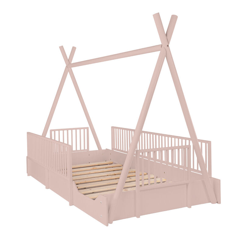 Cama Infantil Tipi Estilo Montessori Duduk - Ro... image number null