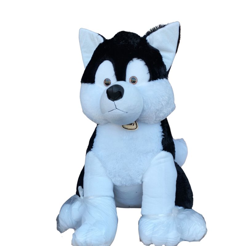 Peluche extra grande Husky suave y esponjoso id... image number null