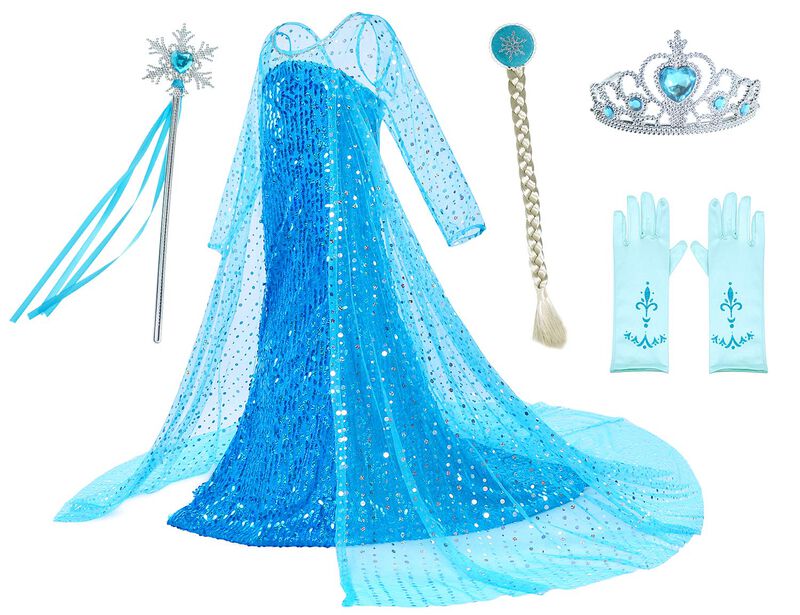 Conjunto De Vestido De Princesa Party Chili 3t-... image number null