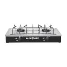 Parrilla de Gas Alfamex 2 Quemadores Negra 304