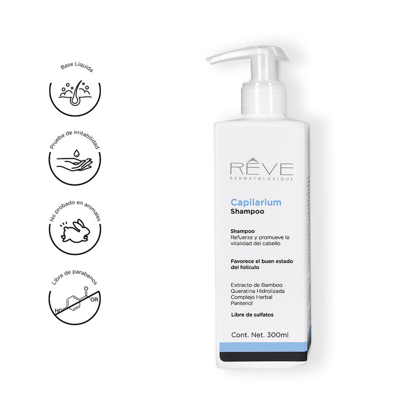 R&ecirc;ve Capilarium Shampoo 300 Ml image number null